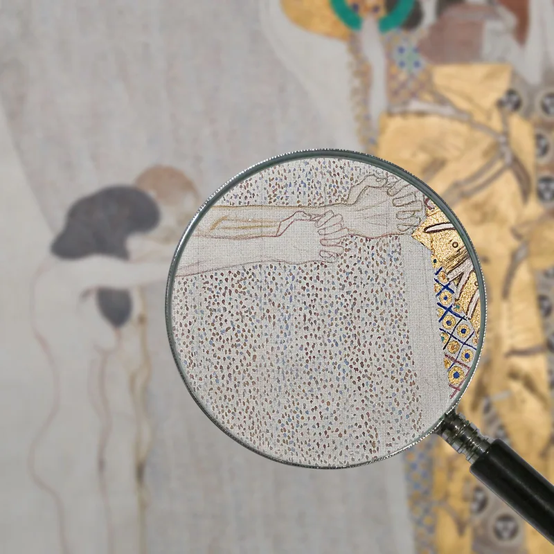 Beethoven Frieze The Sufferings Of Weak Humanity Gustav Klimt