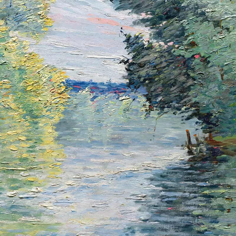 The Little Arm Of The Seine In Argenteuil Gustave Caillebotte