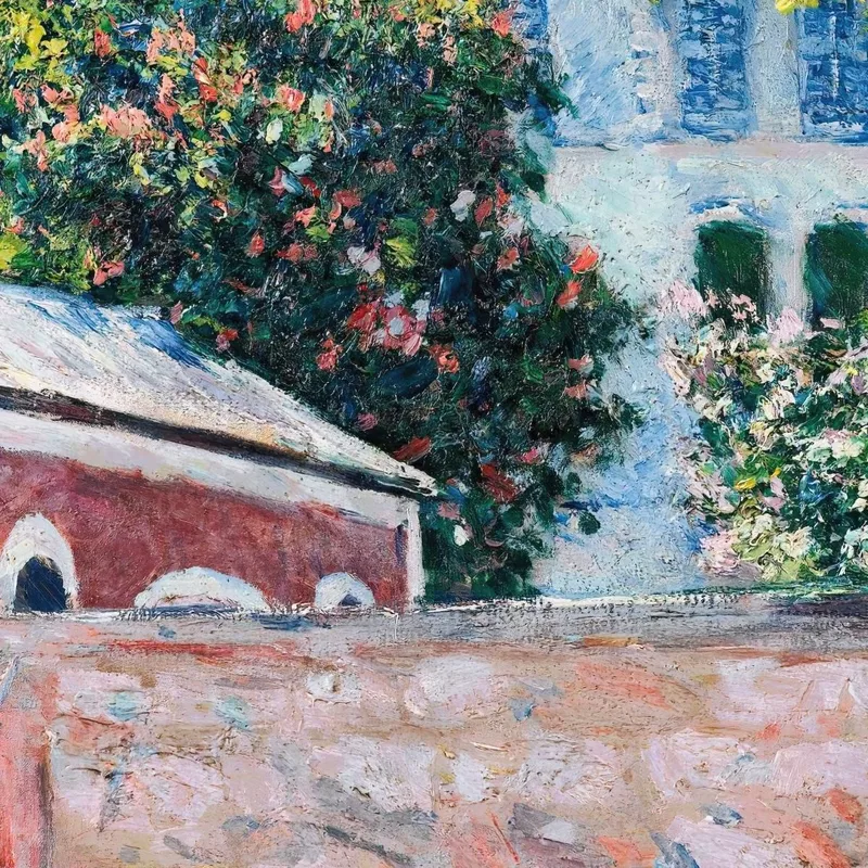 Casas En Argenteuil Gustave Caillebotte