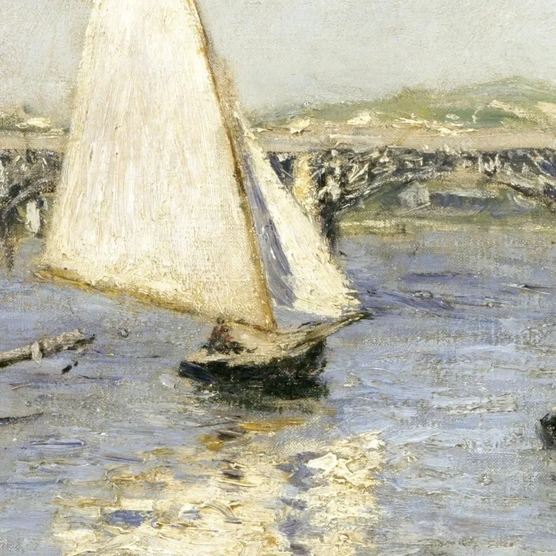 Sailing Boats At Argenteuil Gustave Caillebotte