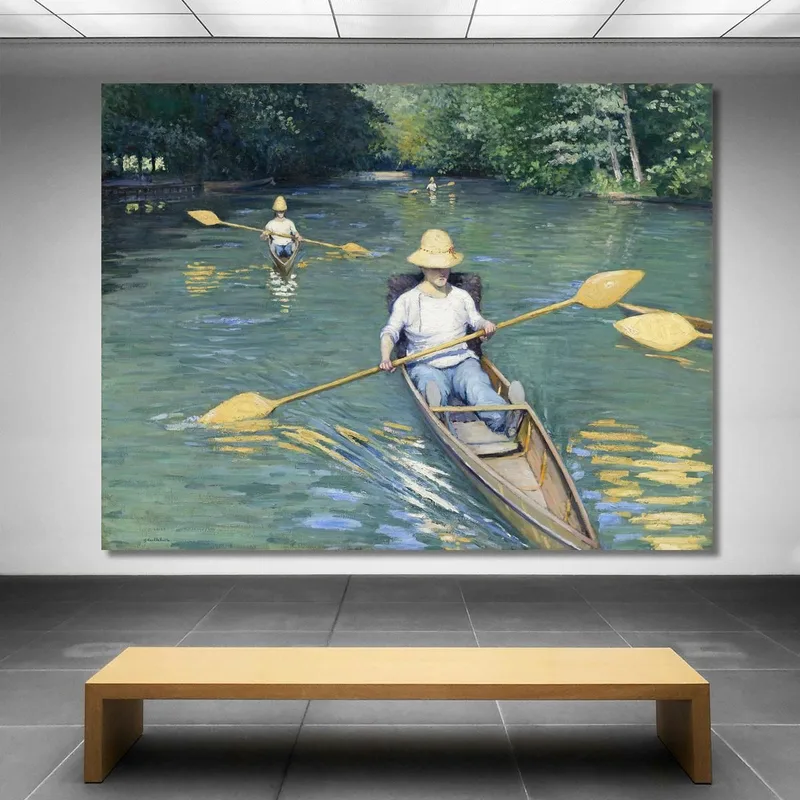 Skiff Gustave Caillebotte