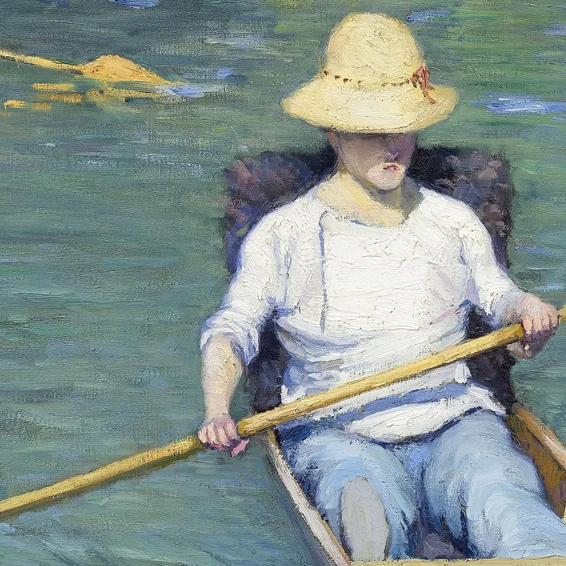Skiff Gustave Caillebotte