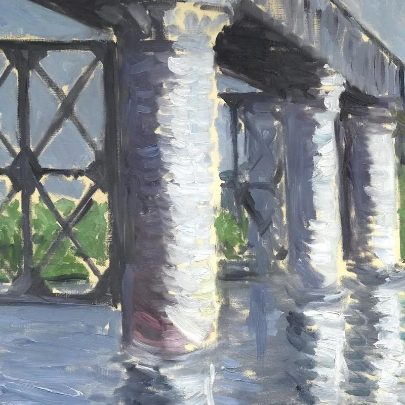 The Seine And The Railroad Bridge At Argenteuil The Seine And The Argenteuil Railway Bridge Gustave Caillebotte