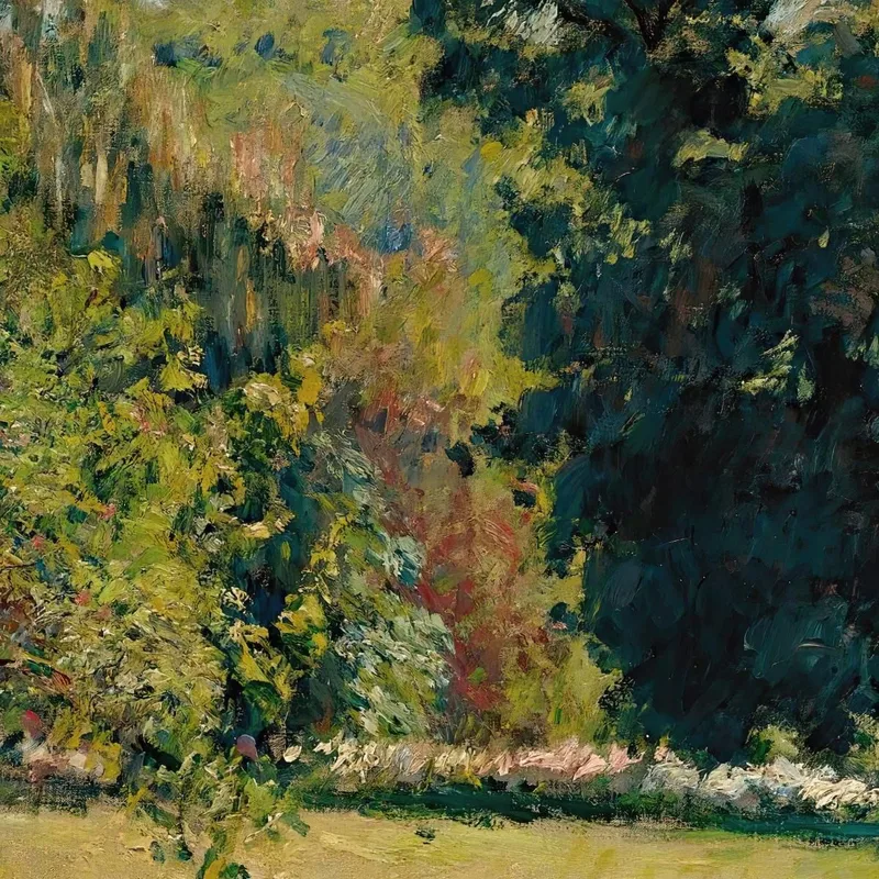 Un Giardino A Trouville Gustave Caillebotte