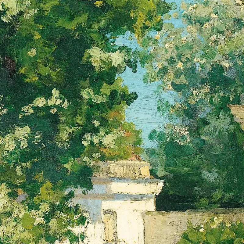 Yerres. Desde L'Exèdre El Pórtico De La Casa Familiar Gustave Caillebotte