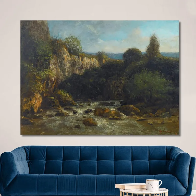Le Gole Della Loue Gustave Courbet