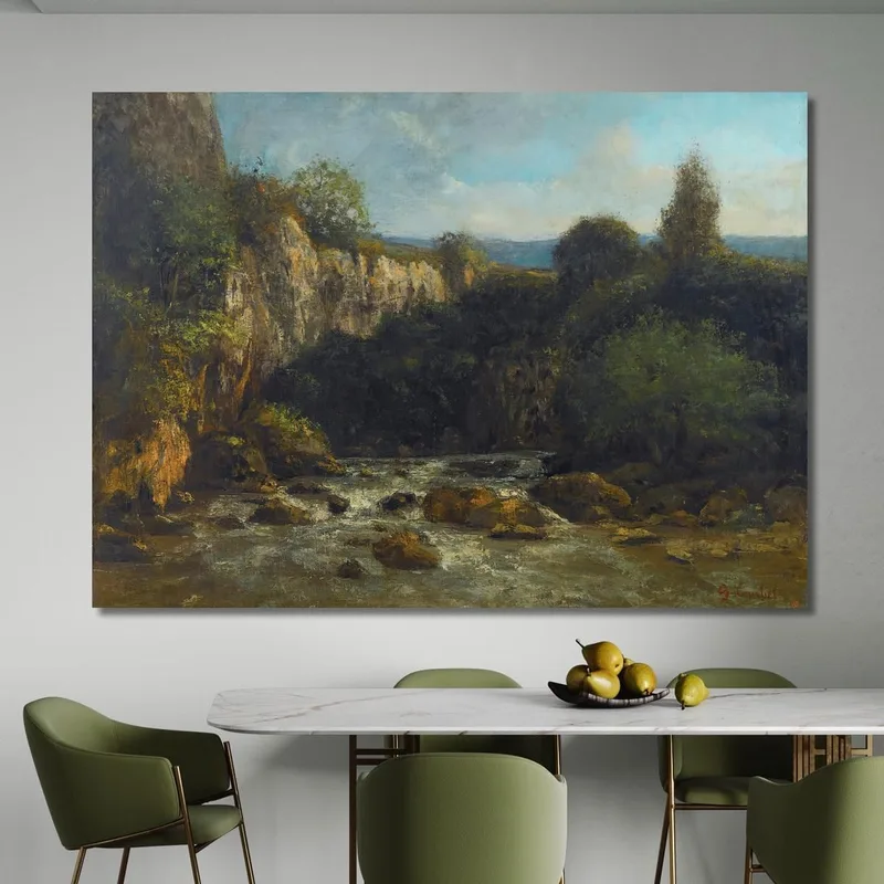 Le Gole Della Loue Gustave Courbet