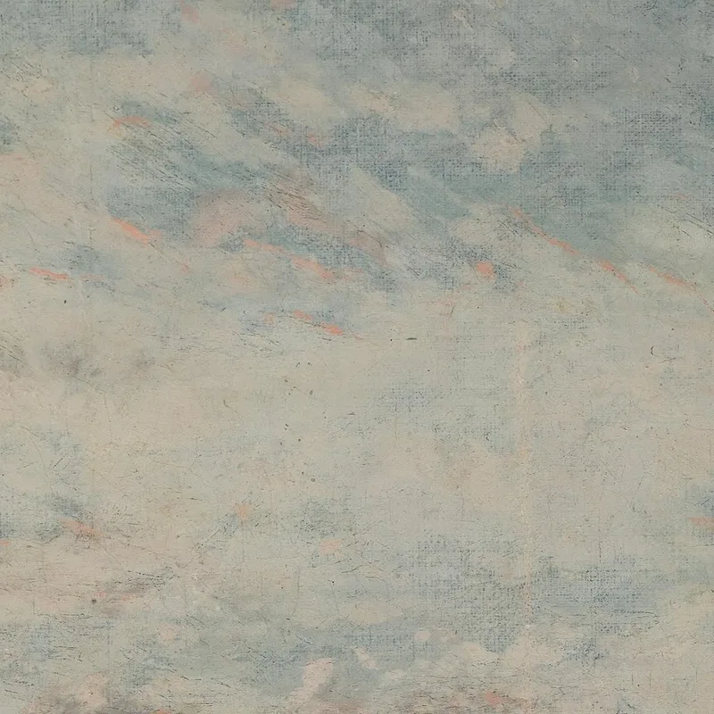 Marea Baja En Trouville Gustave Courbet