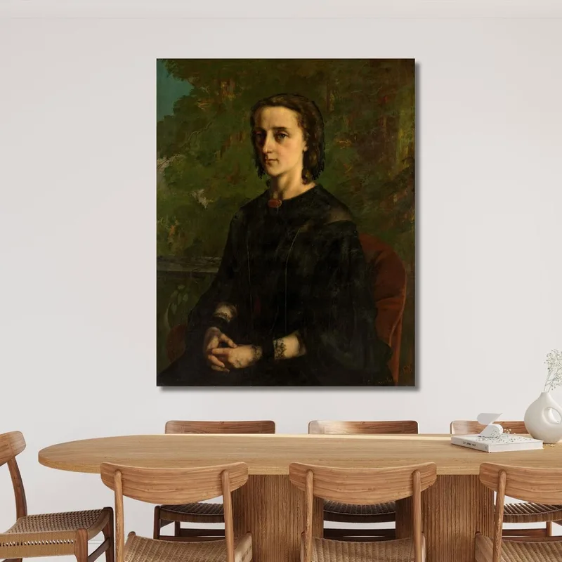 Madame Frederic Breyer Fanny Hélène Van Bruyssel Gustave Courbet
