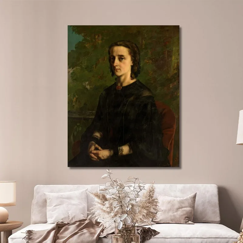 Madame Frederic Breyer Fanny Hélène Van Bruyssel Gustave Courbet