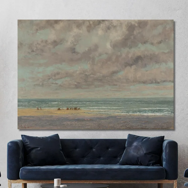 Marine Les Équleurs Gustave Courbet