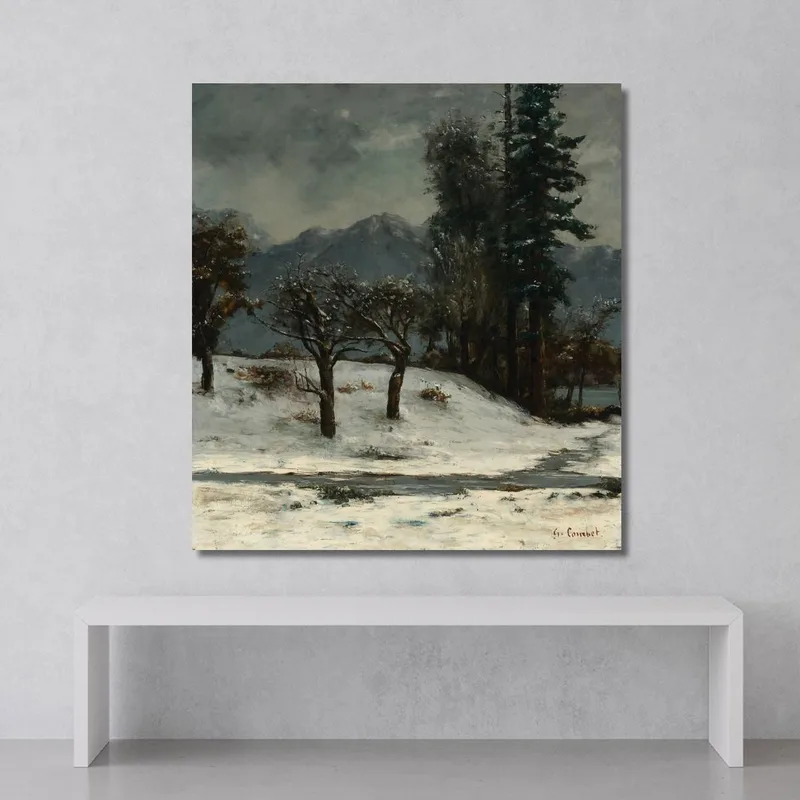 Nevicare Gustave Courbet