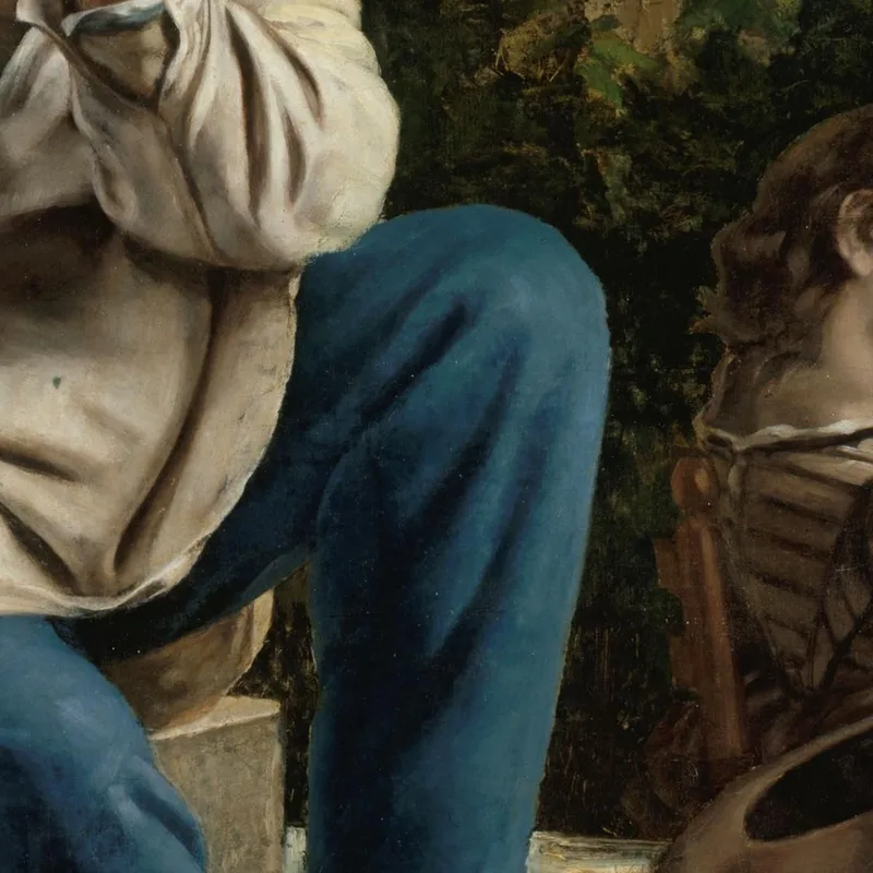 Pierre-Joseph Proudhon Und Seine Kinder Gustave Courbet
