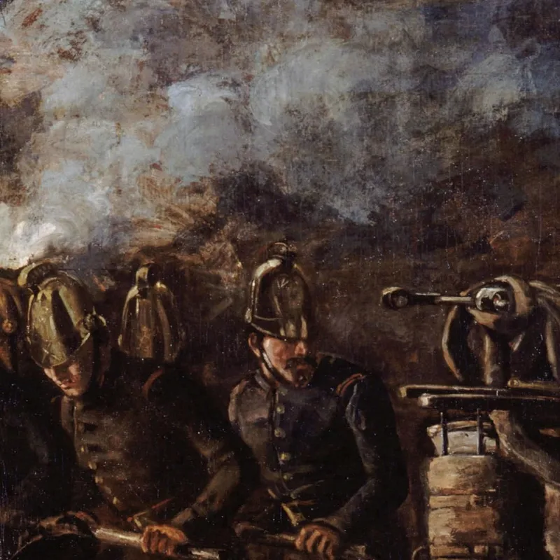 Feuerwehrleute Rennen Zu Einem Feuer Gustave Courbet