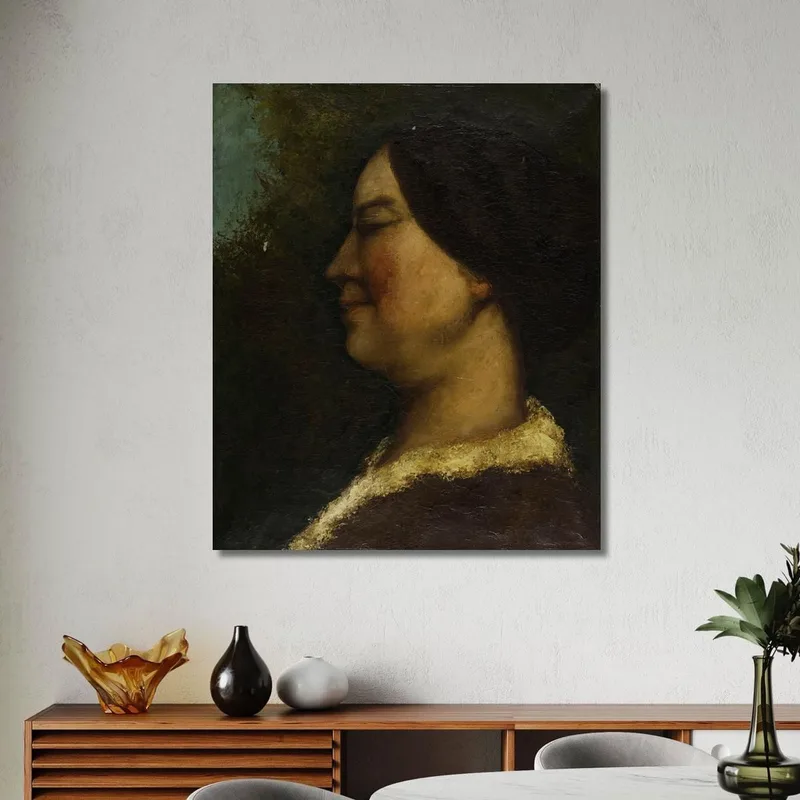 Porträt Einer Frau Gustave Courbet