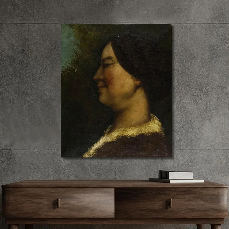 Porträt Einer Frau Gustave Courbet