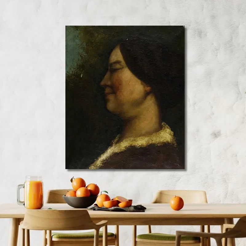 Porträt Einer Frau Gustave Courbet