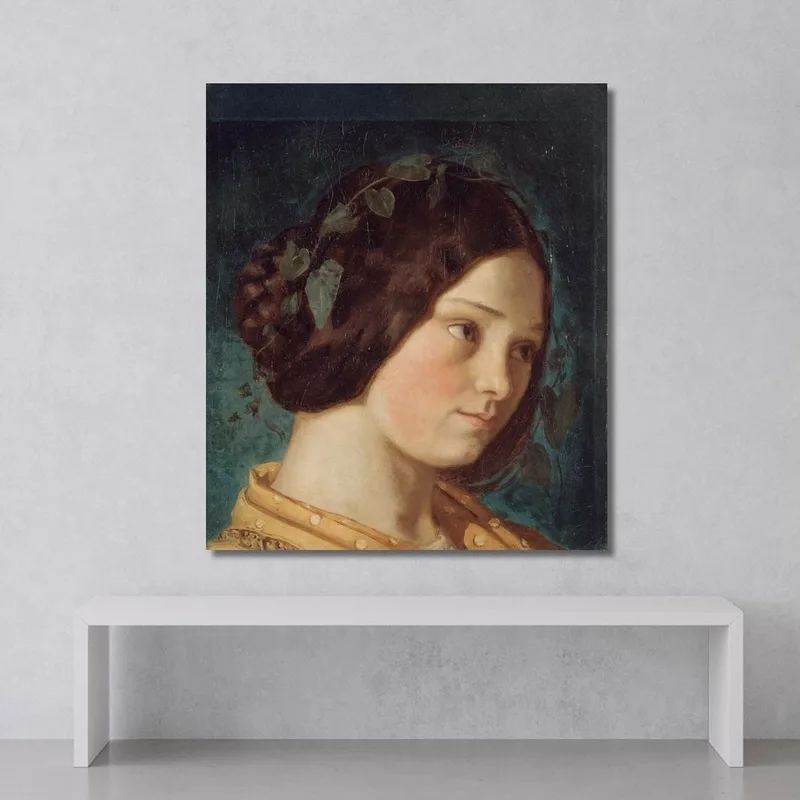 Portrait De Zélie Courbet Gustave Courbet