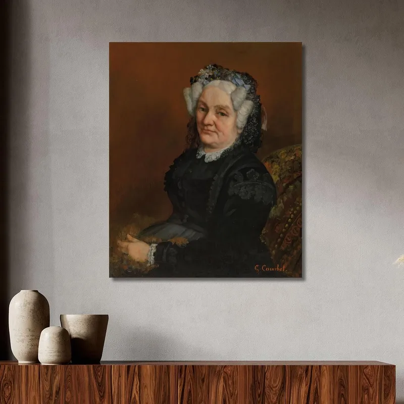 Ritratto Di Madame Sophie Loiseau Gustave Courbet