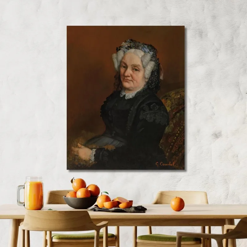 Ritratto Di Madame Sophie Loiseau Gustave Courbet