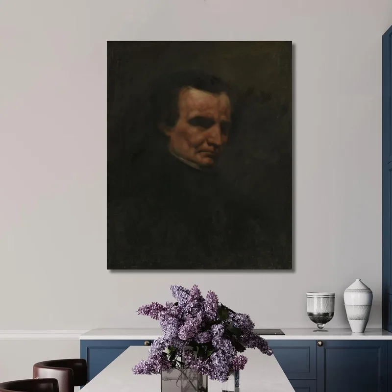 Ritratto Del Compositore Hector Berlioz Gustave Courbet