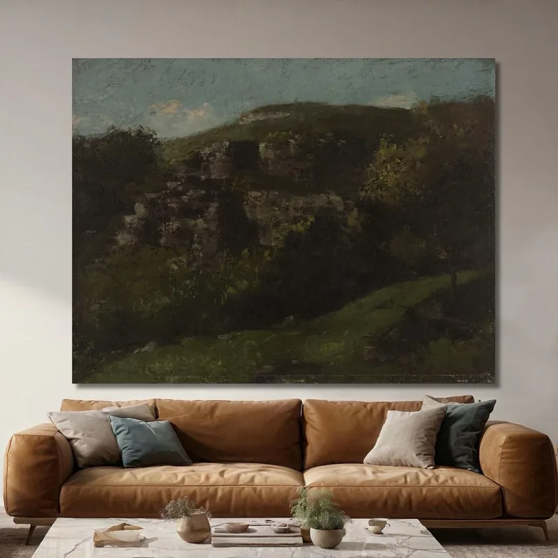 Rocce A Ornans Gustave Courbet