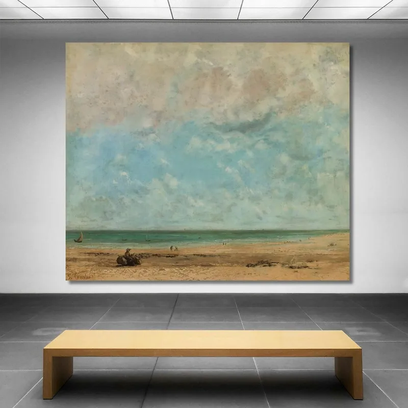 Paesaggio Balneare Gustave Courbet