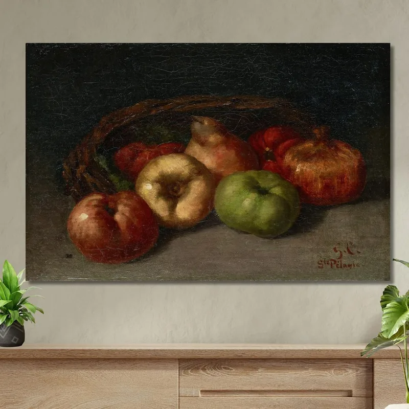 Nature Morte Aux Pommes Poires Et Grenades Gustave Courbet