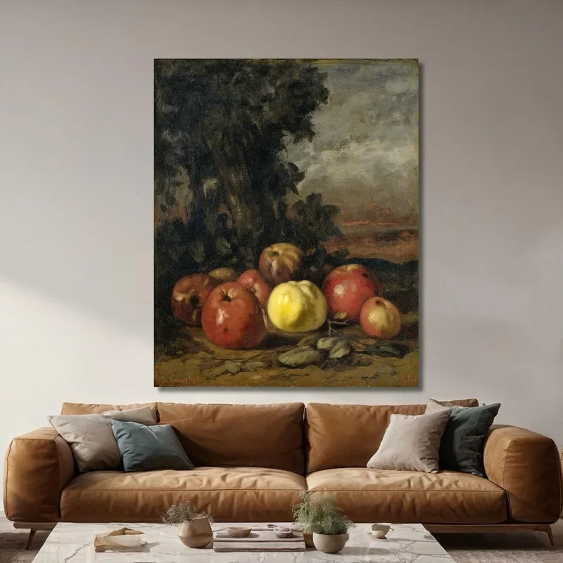 Natura Morta Con Mele Gustave Courbet