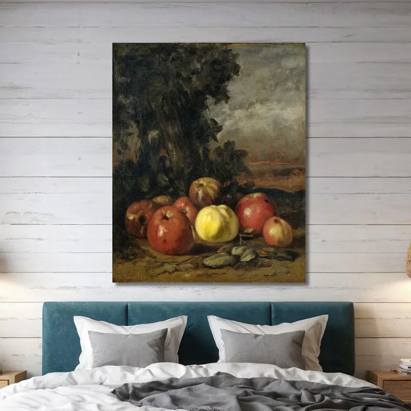 Natura Morta Con Mele Gustave Courbet