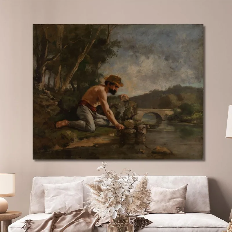 Der Fischer Gustave Courbet