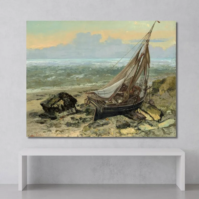 The Fishing Boat Gustave Courbet