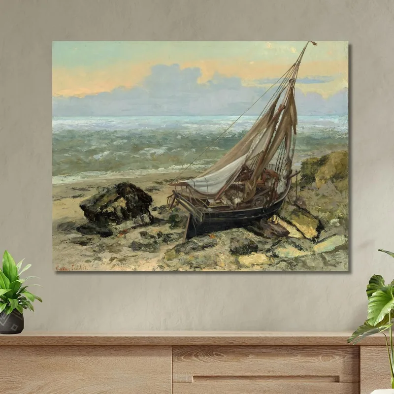 The Fishing Boat Gustave Courbet