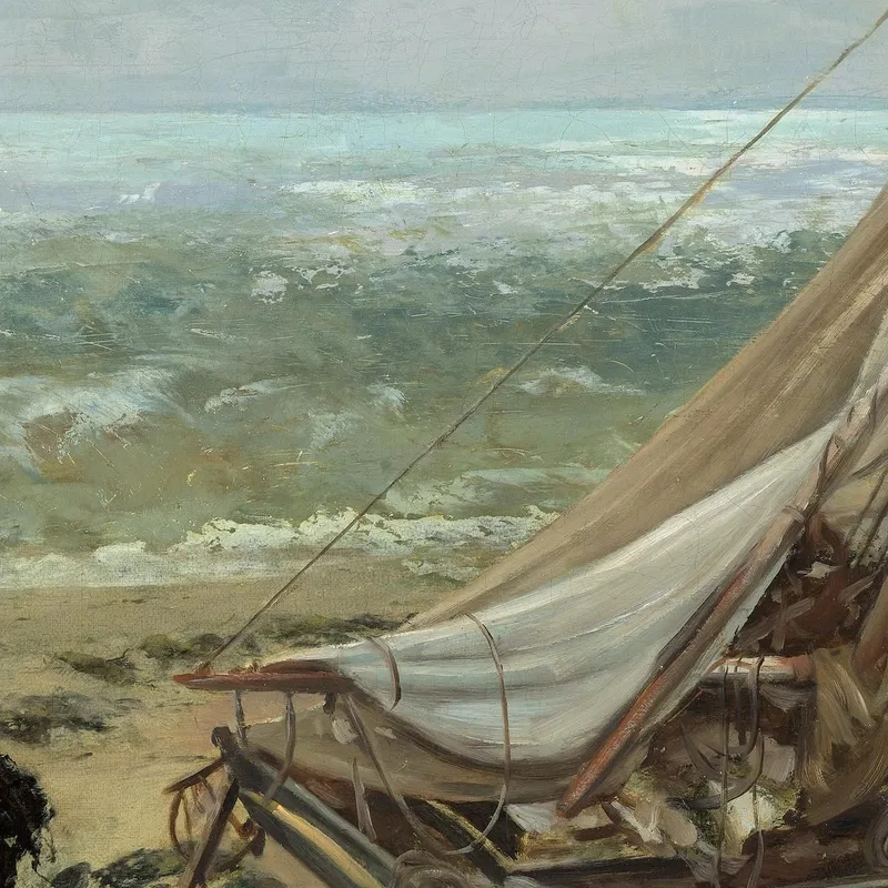 The Fishing Boat Gustave Courbet