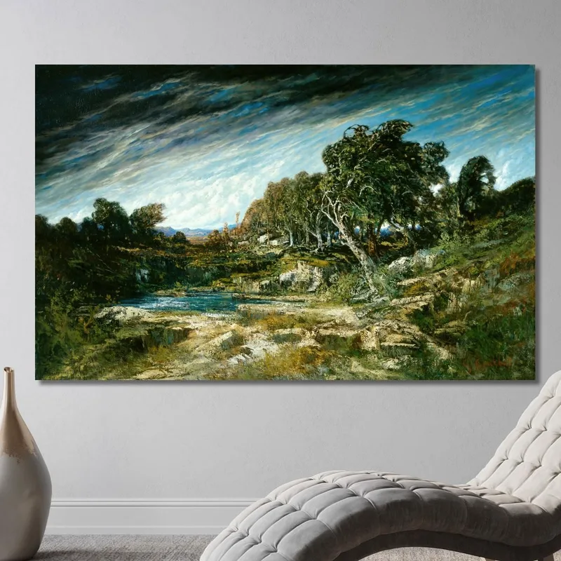 Le Coup De Vent Gustave Courbet