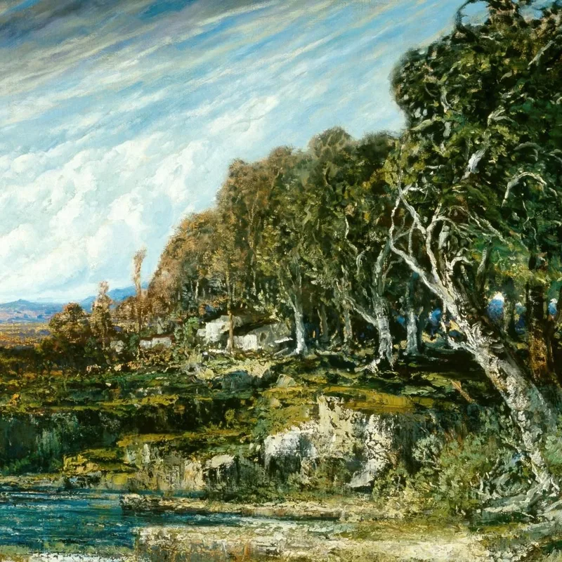 Le Coup De Vent Gustave Courbet