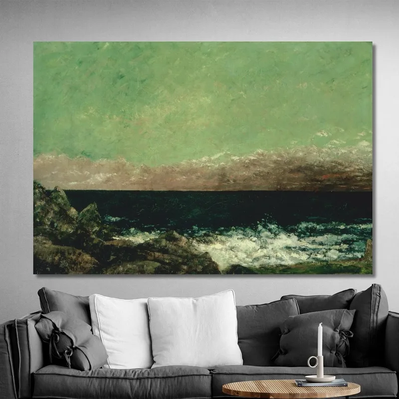 The Mediterranean Gustave Courbet