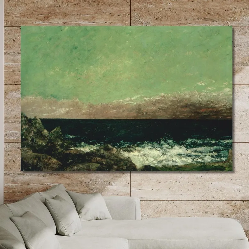 The Mediterranean Gustave Courbet