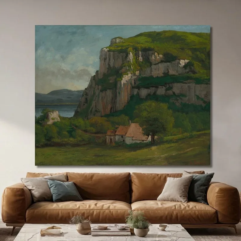 Le Rocher De Hautepierre Gustave Courbet