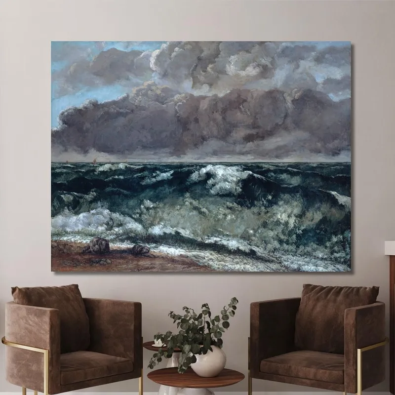 La Vague 3 Gustave Courbet