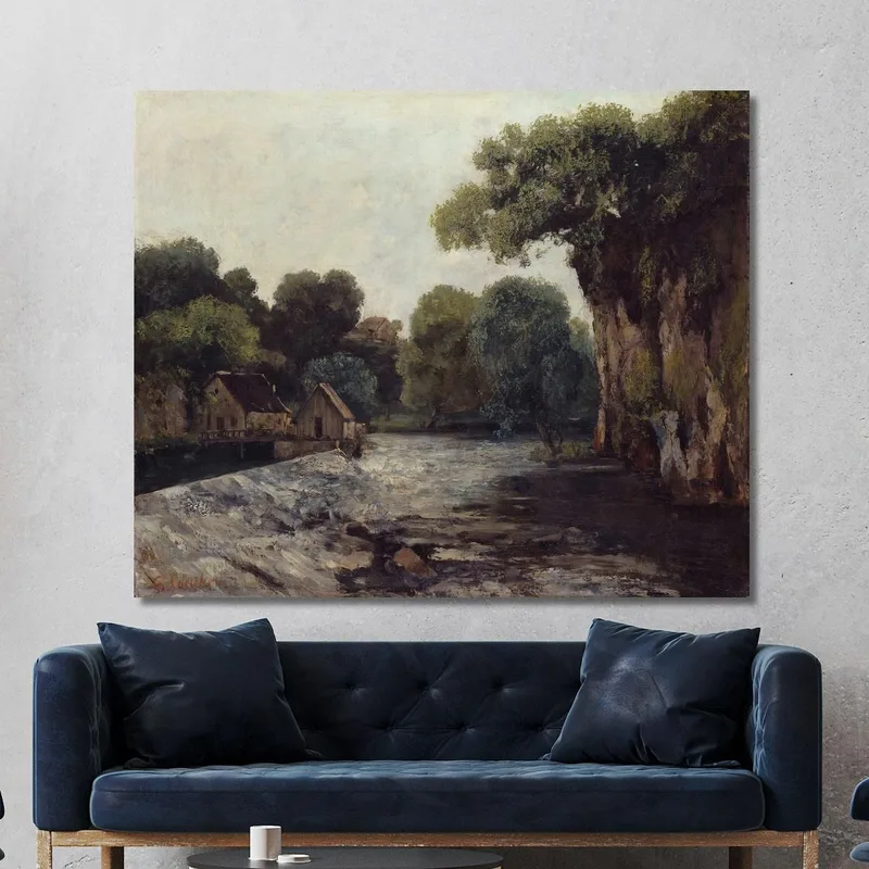 Le Barrage Du Moulin Gustave Courbet