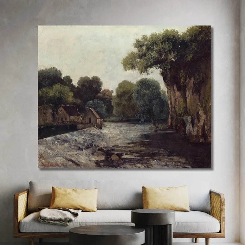 Le Barrage Du Moulin Gustave Courbet