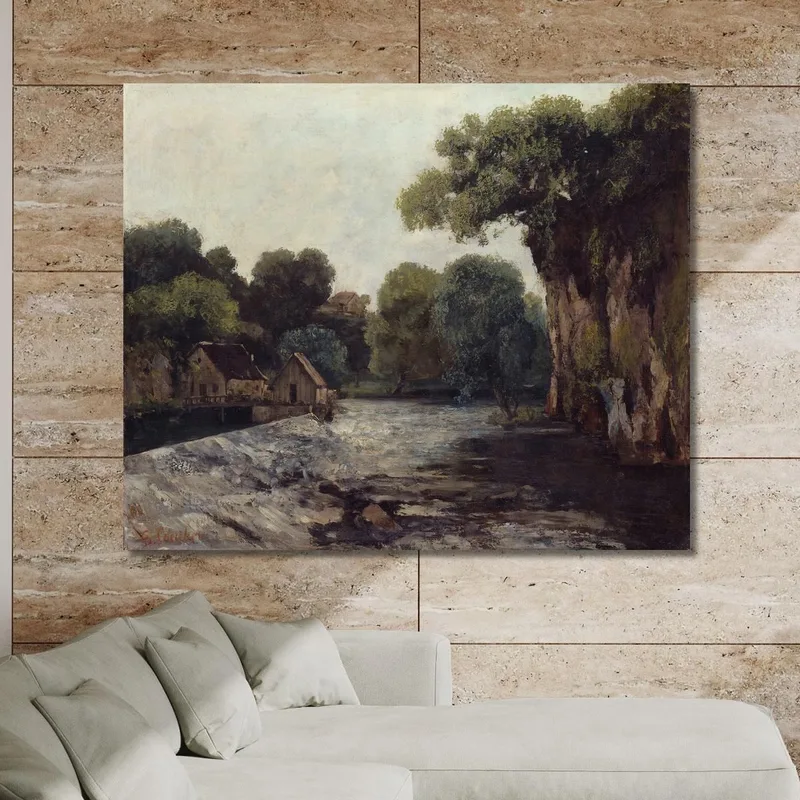 Le Barrage Du Moulin Gustave Courbet