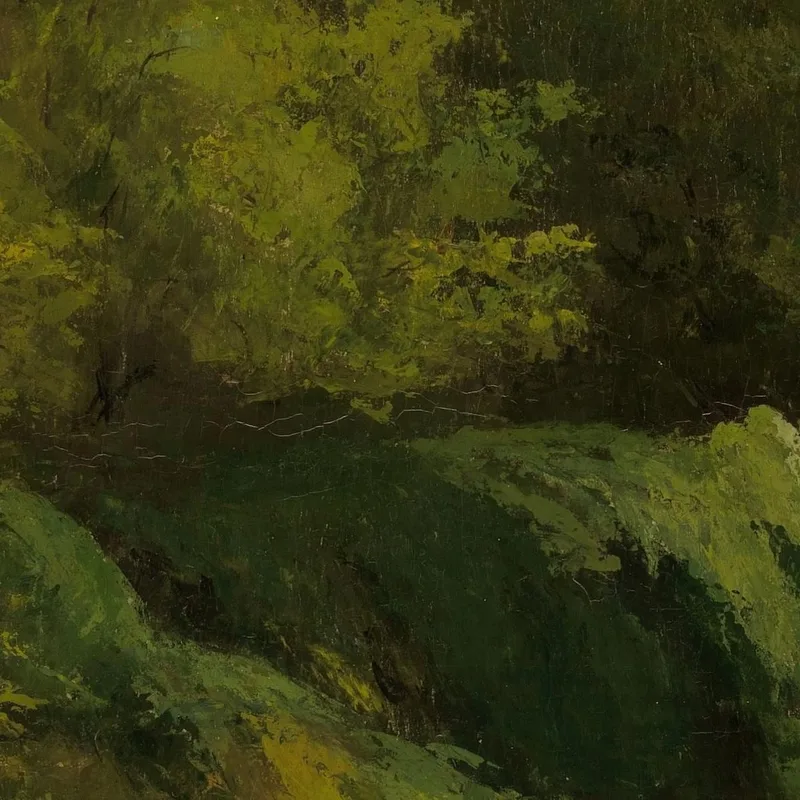 Vue Sur La Forêt De Fontainebleau Gustave Courbet