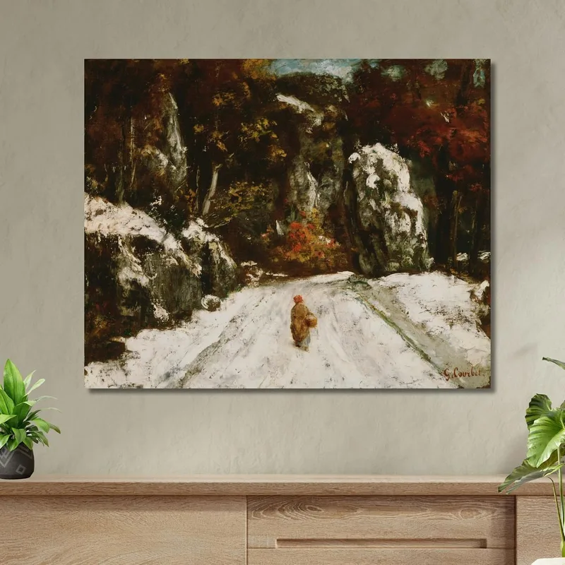 L'Hiver Dans Le Jura Gustave Courbet