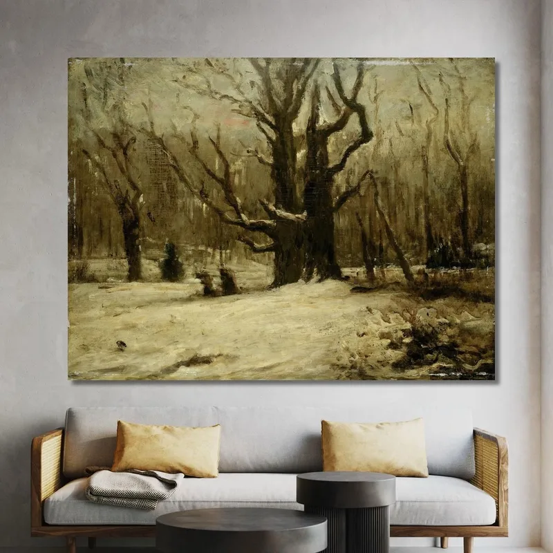 Paysage D'Hiver Gustave Courbet