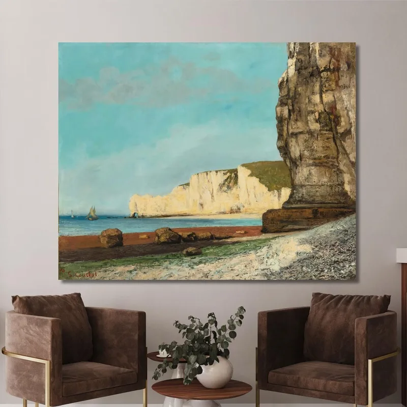Étretat Les Cliffs Gustave Courbet