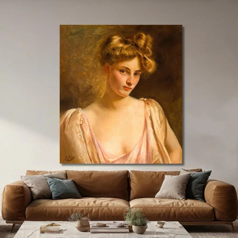 Una Bellezza Bionda Gustave Jean Jacquet