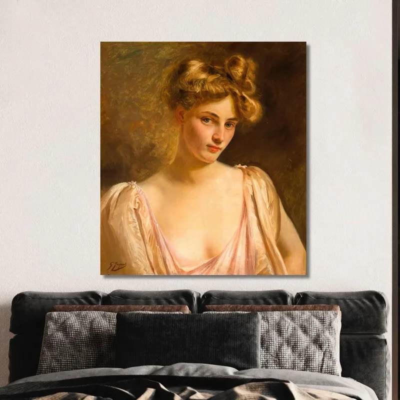 Una Bellezza Bionda Gustave Jean Jacquet