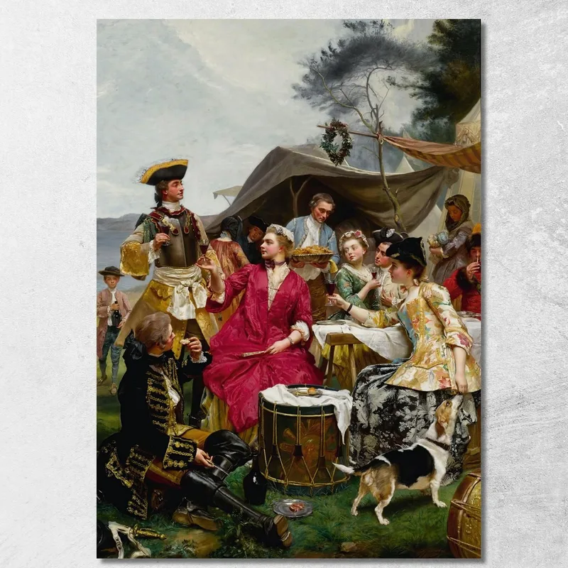 La Bienvenida Gustave Jean Jacquet cuadro en lienzo